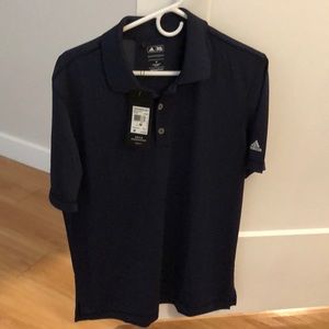 Adidas Navy golf shirt with tags